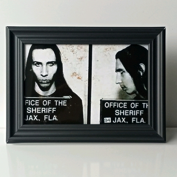 Marilyn Manson Mugshot Metal Rock Alternative Goth - Picture 8 of 9